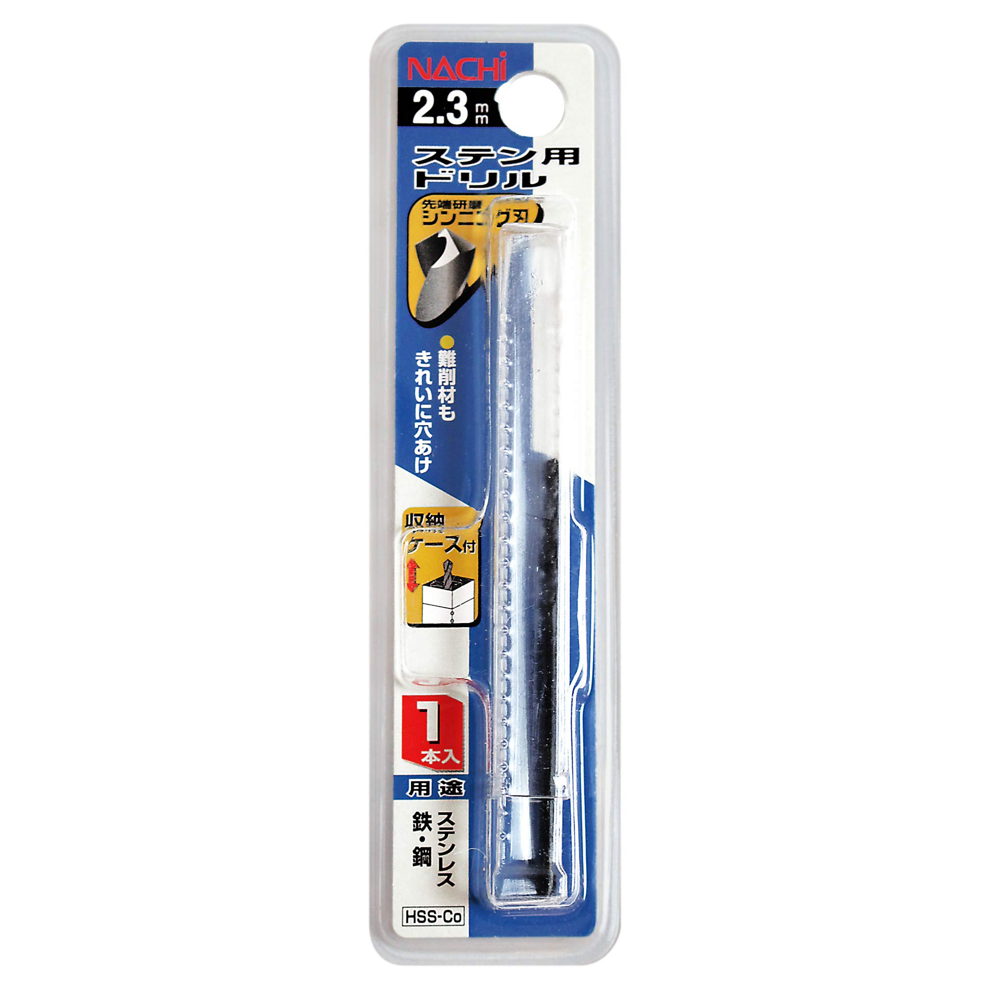 

NACHI Stainless Steel 1 Drill, Piece, 10.0mm (Metal/Metalwork)