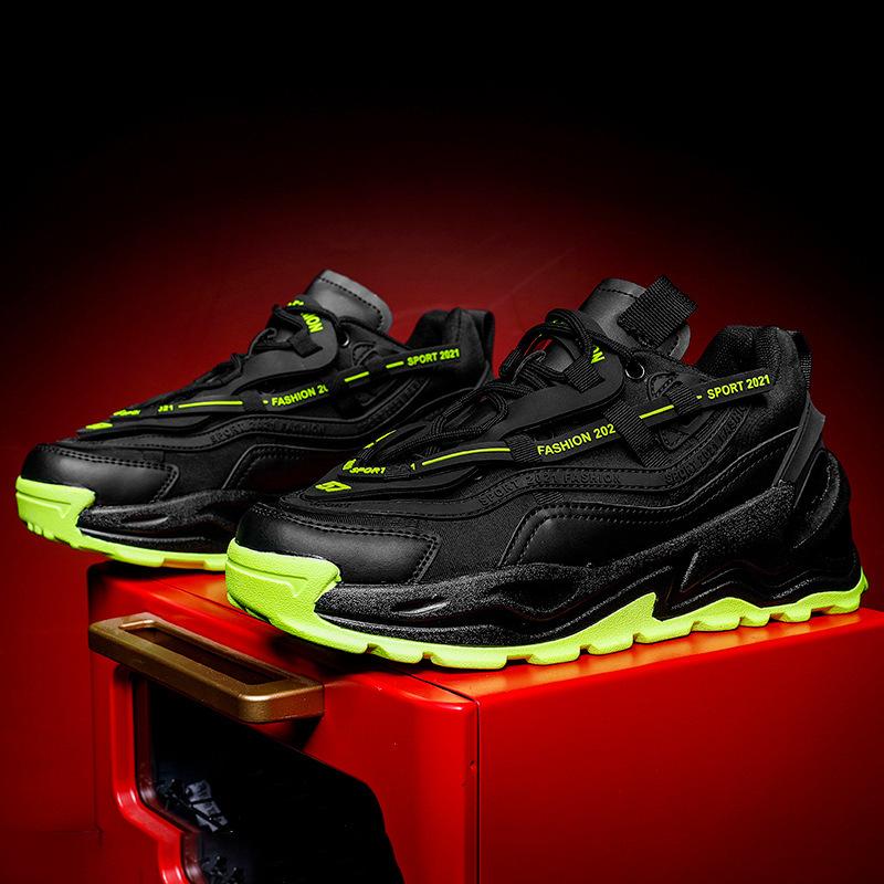 

Европейская станция Неделя моды Daddy Shoes Взрывная спортивная повседневная обувь Мужская холодная липкая мужская обувь большого размера Модная обувь 41