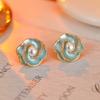 Premium Pearl Stud Earrings S925 Silver Needle Elegant Exquisite Earrings Retro Temperament Versatile Earrings
