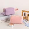 Handheld Corduroy Makeup Bag Case Women Cosmetic Bag Large Capacity Lipsticks Mobile Phone Pouch Toiletry Bag Travel Organizer