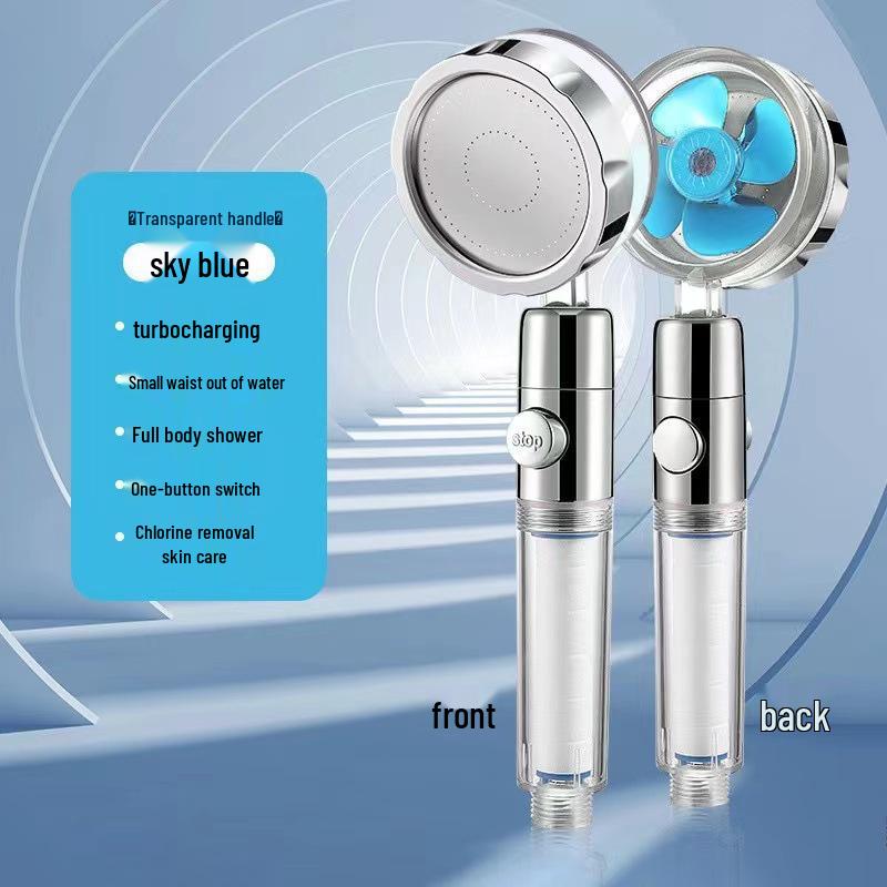 Kompakte Taille Turbo Dusche: Hochdruck-Regenfall-Booster-Set