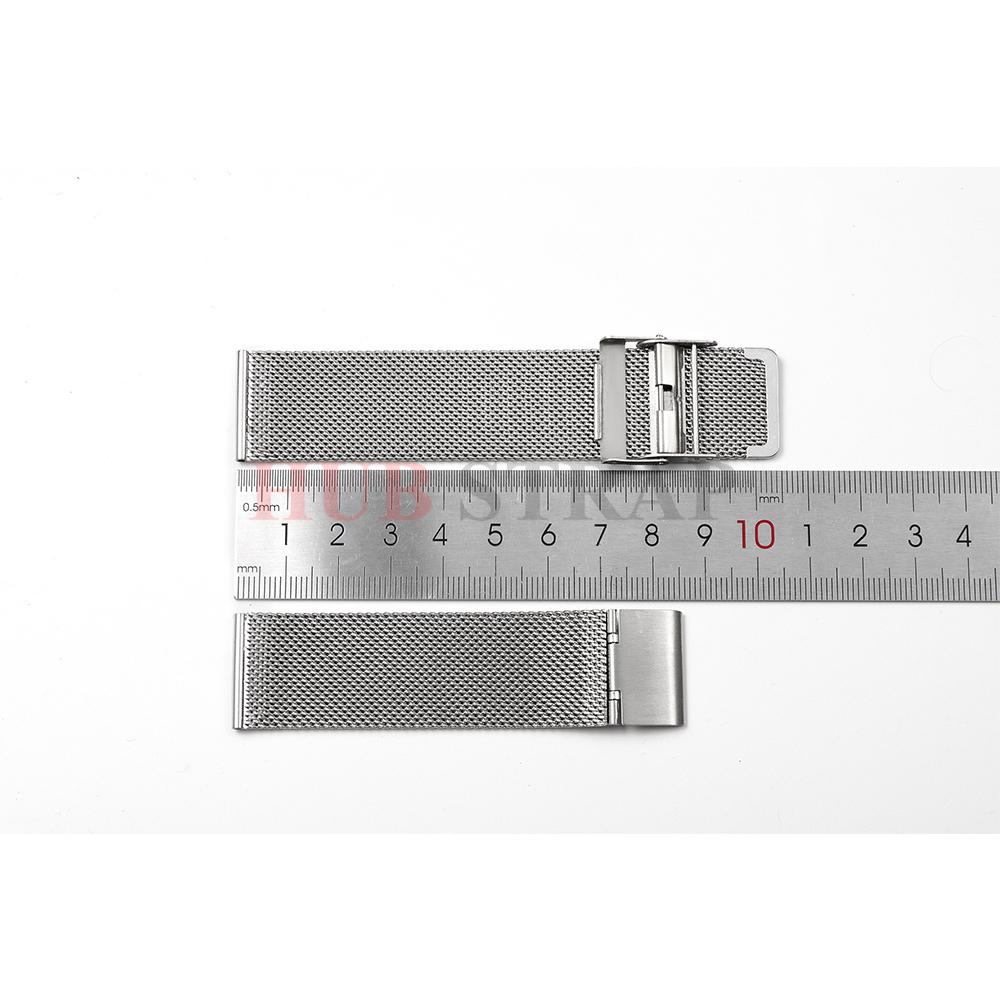 Milanese Strap Universal Bracelet Quick Release 12mm 14mm 16mm 18mm 19mm 20mm 22mm 24mm 0.6mesh Stainless Steel Watch Accessory