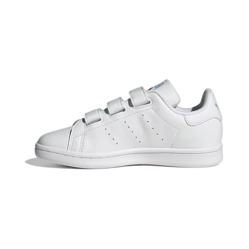 Adidas Hello Kitty X Stan Smith Comfort Closure C Embroidered Clouds Kids Sneakers White Cloud-White Grey-One IF7023