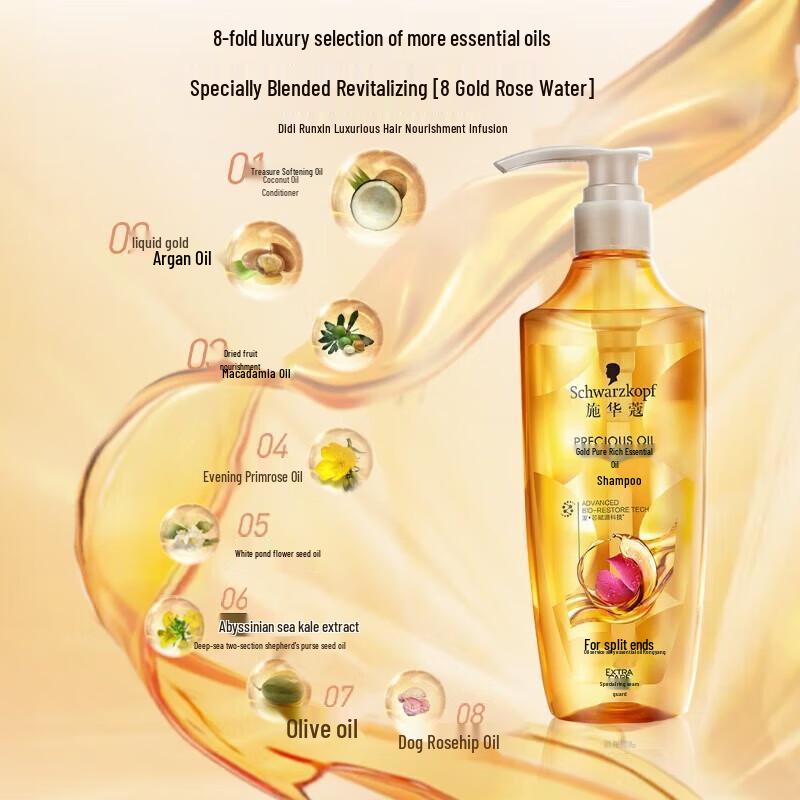 Schwarzkopf Gold Pure Nourishing Essential Oil Hair Set