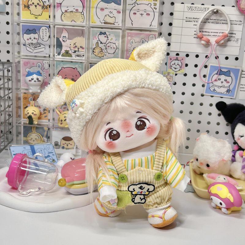 2024 Winter Cotton Plush Outfits for 20cm Dolls