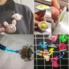20-50pcs 20 25 32 38mm Brooch Clip Base Pin Blank Safe Lock Brooch Pin Base Badge Holder For DIY Jewelry Making Finding Supplies