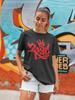 T- Shirt Damen Oversize 2pac Hip Hop Music Tupac Shakur Shirt RIP Musik Two Pac