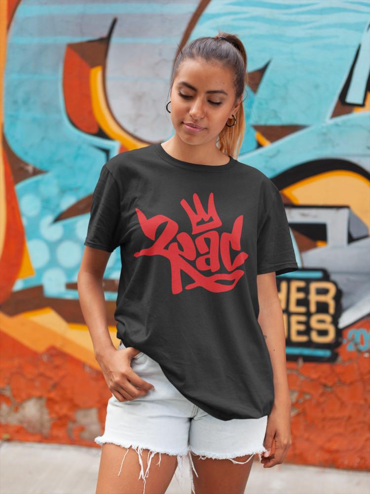T- Shirt Damen Oversize 2pac Hip Hop Music Tupac Shakur Shirt RIP Musik Two Pac
