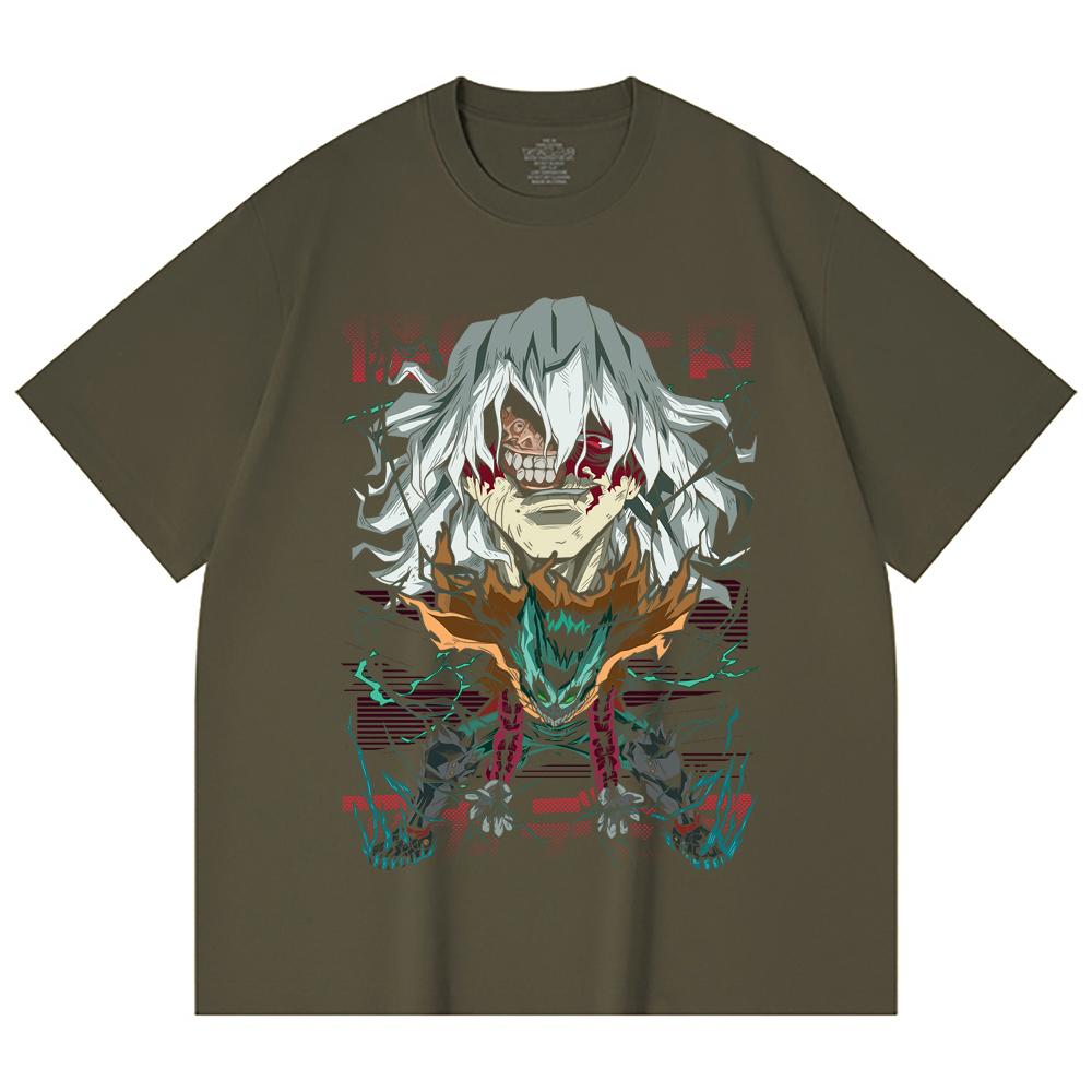 230 Gsm 100% Cotton My Hero Academia V9 Shigaraki Print Unisex Heavy Cotton T Shirt