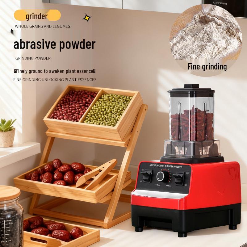 Frullatore Multifunzione 8-in-1: Miscelatore Commerciale in Acciaio Inossidabile ad Alta Potenza, Tritacarne, Frantumatore di Ghiaccio e Spremiagrumi (Capacità 4L)