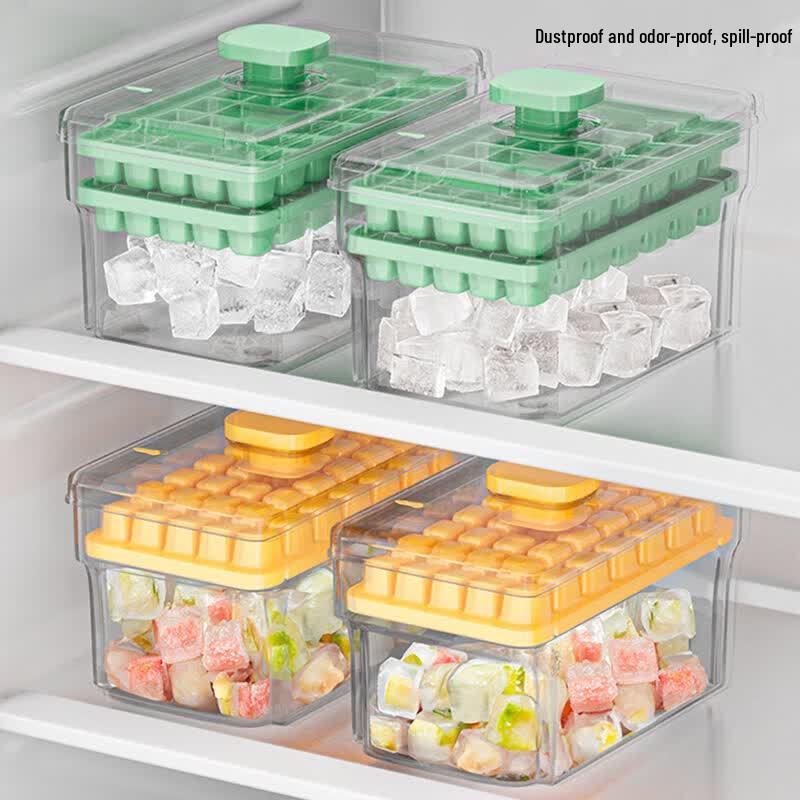 One-Touch Press Ice Cube Tray