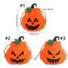 Portable Halloween Pumpkin Bag Drawstring Candy Bag Pumpkin Buckets Gift Bag  Holiday Party Decor