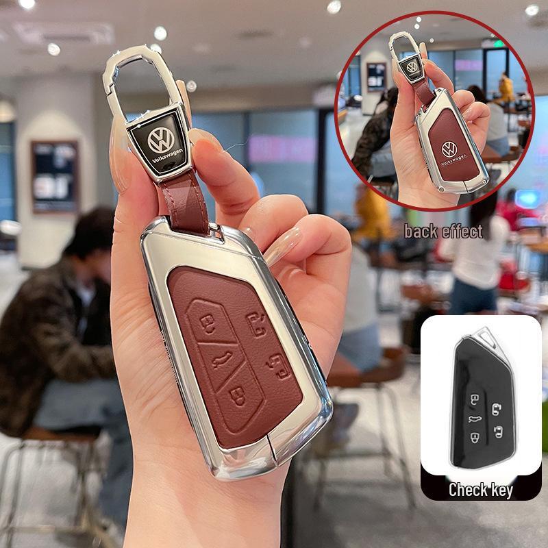 Compatible Key Case for Volkswagen Golf 8, ID4, Lingdu, Lanxun, ID3, Tiguan L, Passat Pro, and Touareg.