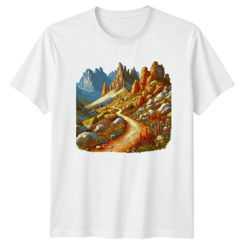 Mountain Trail Path TShirt Mountain Trail Hiking Christmas Gift For Him And Her S