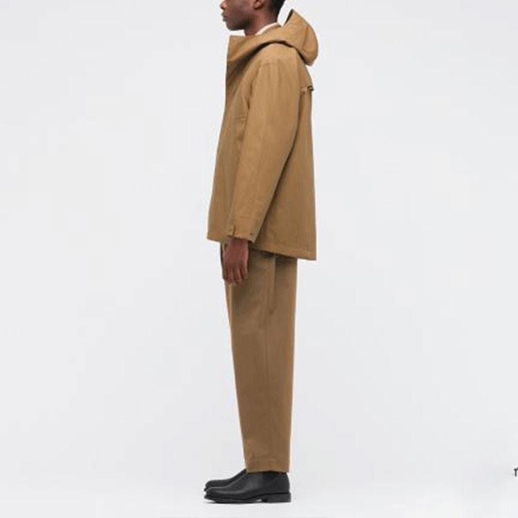 UNIQLO Solid Color Jacket Unisex jackets Brown 442169-35