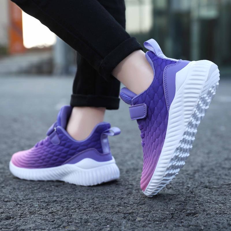 Kids Girls Shoes Casual Breathable Running Tennis Children Sneakers Girls Shoes Fashion Gradient Designer Sports Shoes Outdoors