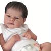 BZDOLL 18inch 45cm Soft Vinyl Reborn Baby Doll Cloth Body with 3D-paint Skin and Visible Veins Newborn Girl Lifelike Kid Art Toy for Birthday Gift