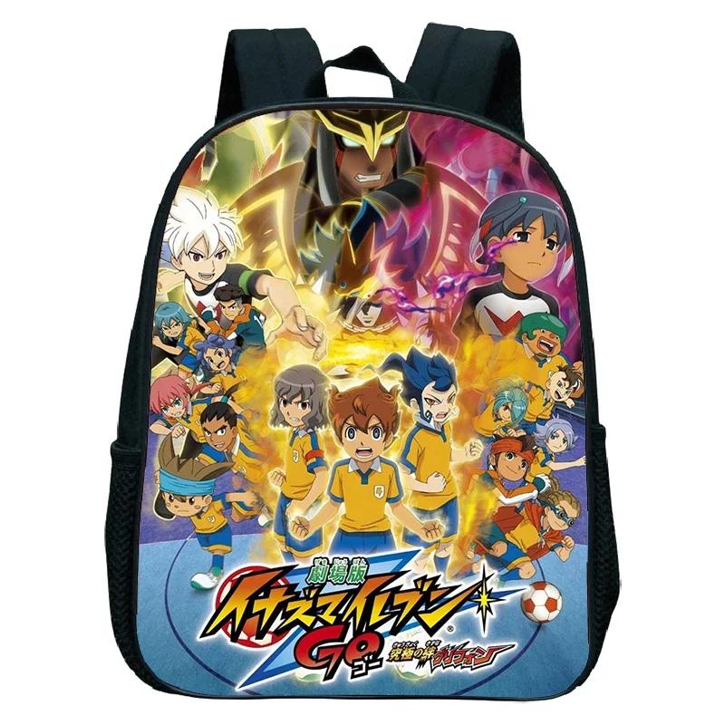 Inazuma Eleven Go School Bags Toddler Boy Lightweight Kindergarten Backpack Kids Girls Orthopedic School Bags Anime Mochila Gift