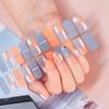 22pcs Sheet Laser Bronzing Full Cover Nail Stickers Long Lasting Tearable Cute Nail Art Wraps Design