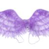 Angel Wings for Adults Kids Angel Feather Wings Costume with Elastic Straps for Halloween Christmas Cosplay Party
