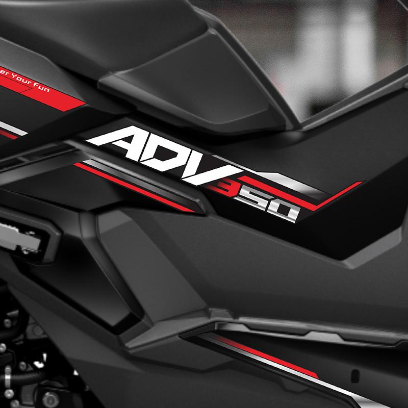 Used For HONDA ADV350 2025Motorcyle PatternFairing Stickers Kits Pasted On Body Paint Parts Area Accessories Decoration Stickers