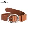 Pin Buckle Belt PU Leather Wide Belt Simple Jeans Casual Girls Belt
