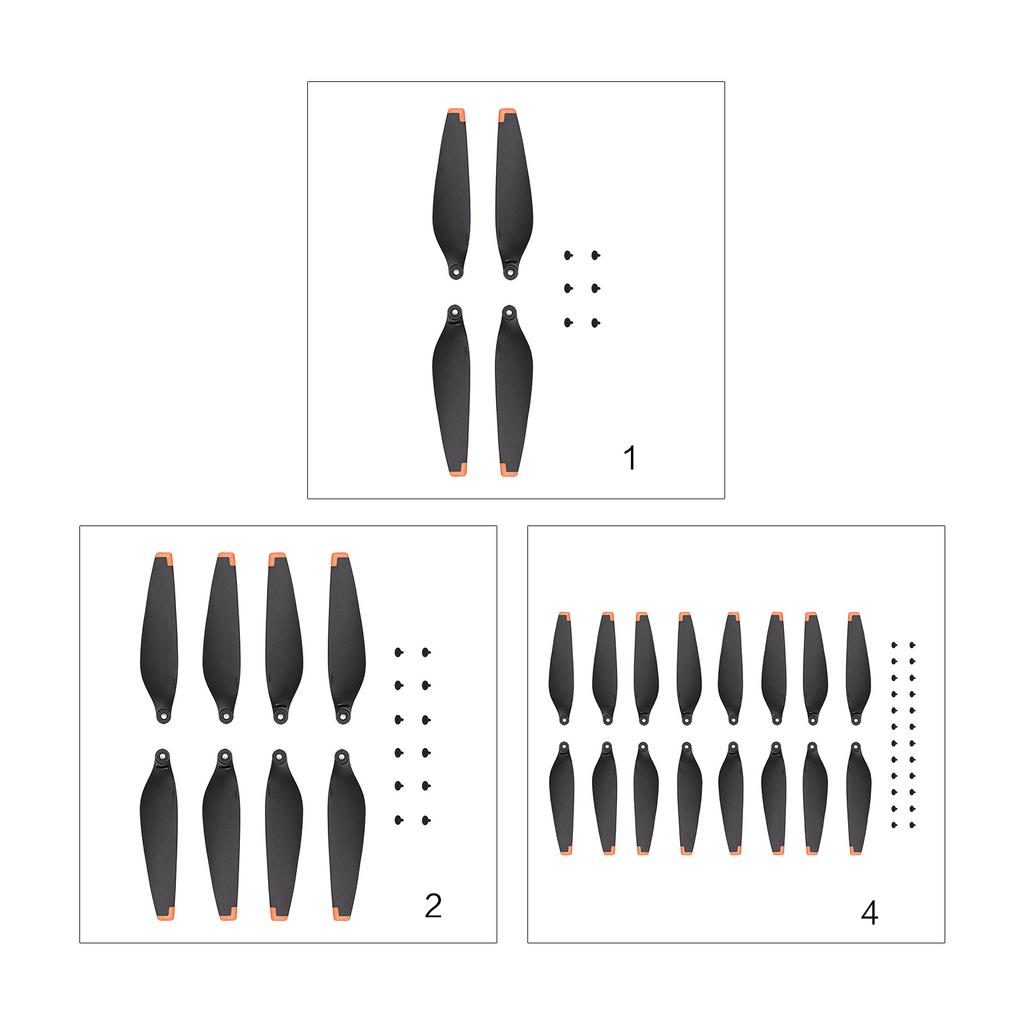 Noise Reduction Propeller Compatible with Mini 3/Mini 3 Pro Drones Props Blades Replacement Spare Parts