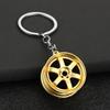 Portable Keychain Wheel Shape Key Ornament Suitable for Trendsetters and Anyone Seeking a Distinctive Style Statement