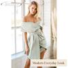JPNTKY Fashion Summer Spring Solid Color Print Sleeveless  Casual Dresses