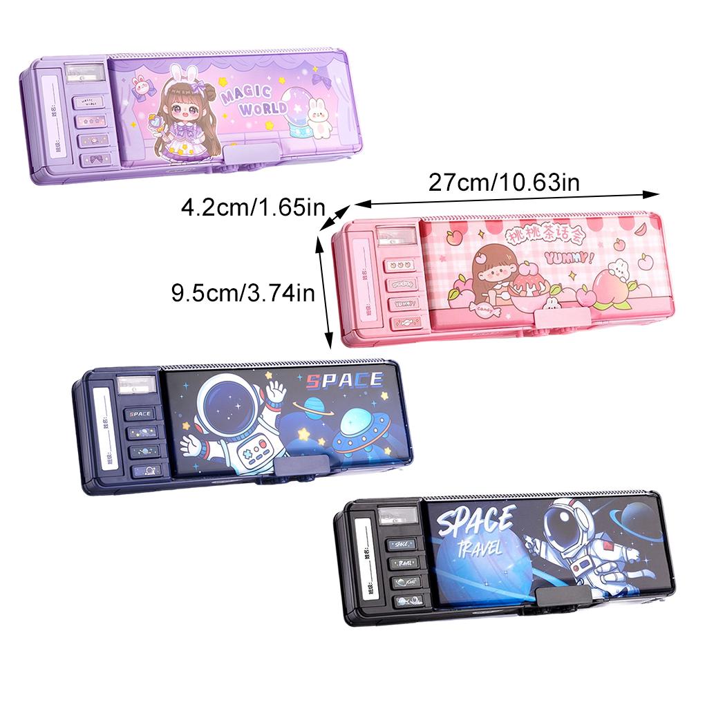 Large Capacity Pencil Case Double Password Convenient Storage For Office Pencil Case For Office