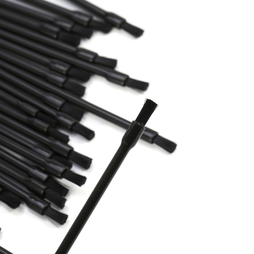 50Pcs/Set Disposable Lip Brush Lipstick Gloss Wands Applicator Makeup Cosmetic Tool Black