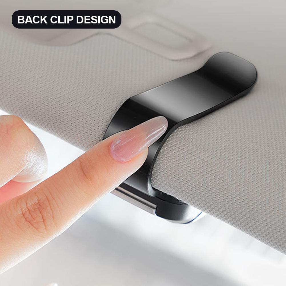 Car Sun Visor Hanger Clip Glasses Clip Ticket Card Mount Clips Sunglasses Holders Accessories