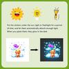 Glow-in-the-Dark Toilet Sticker Cute Bear Design Luminous Wall Stickers Self-Adhesive Removable Bedroom Bathroom Wall Decor