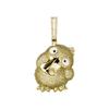 High Quality Animal Accessible Duck Jewelry Pendant with Micro Inlaid Zircon Niche Design Simple Hip-hop Necklace
