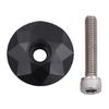 Aluminum alloys Upper Bowl Cover Stem Headsets Space with Stem Top Aluminum Headsets Cover Bike Stem Cover with Screws