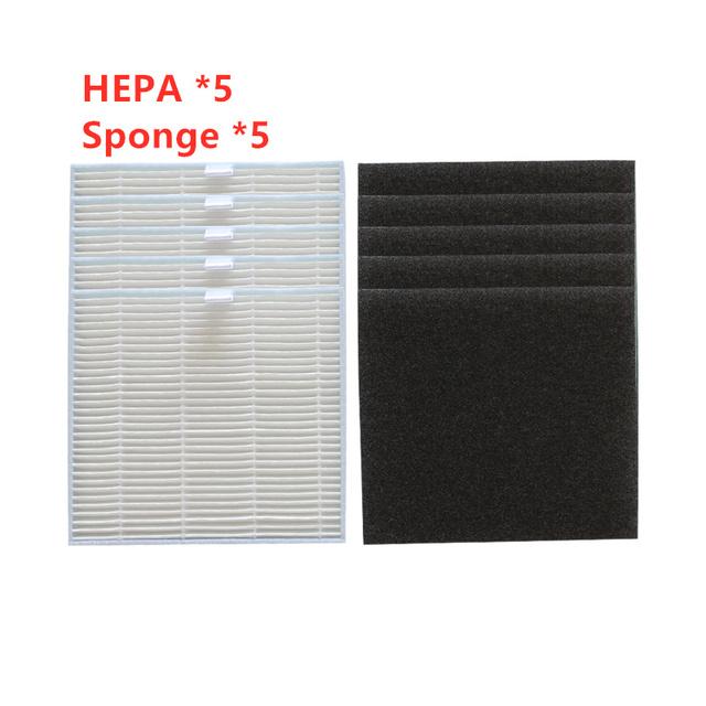 Robot Side Brush Mop Cloth HEPA Pre Filter for AMIBOT Animal XL H2O Connect ILIFE V8s Robotic Vacuum Cleaner Parts Accessories