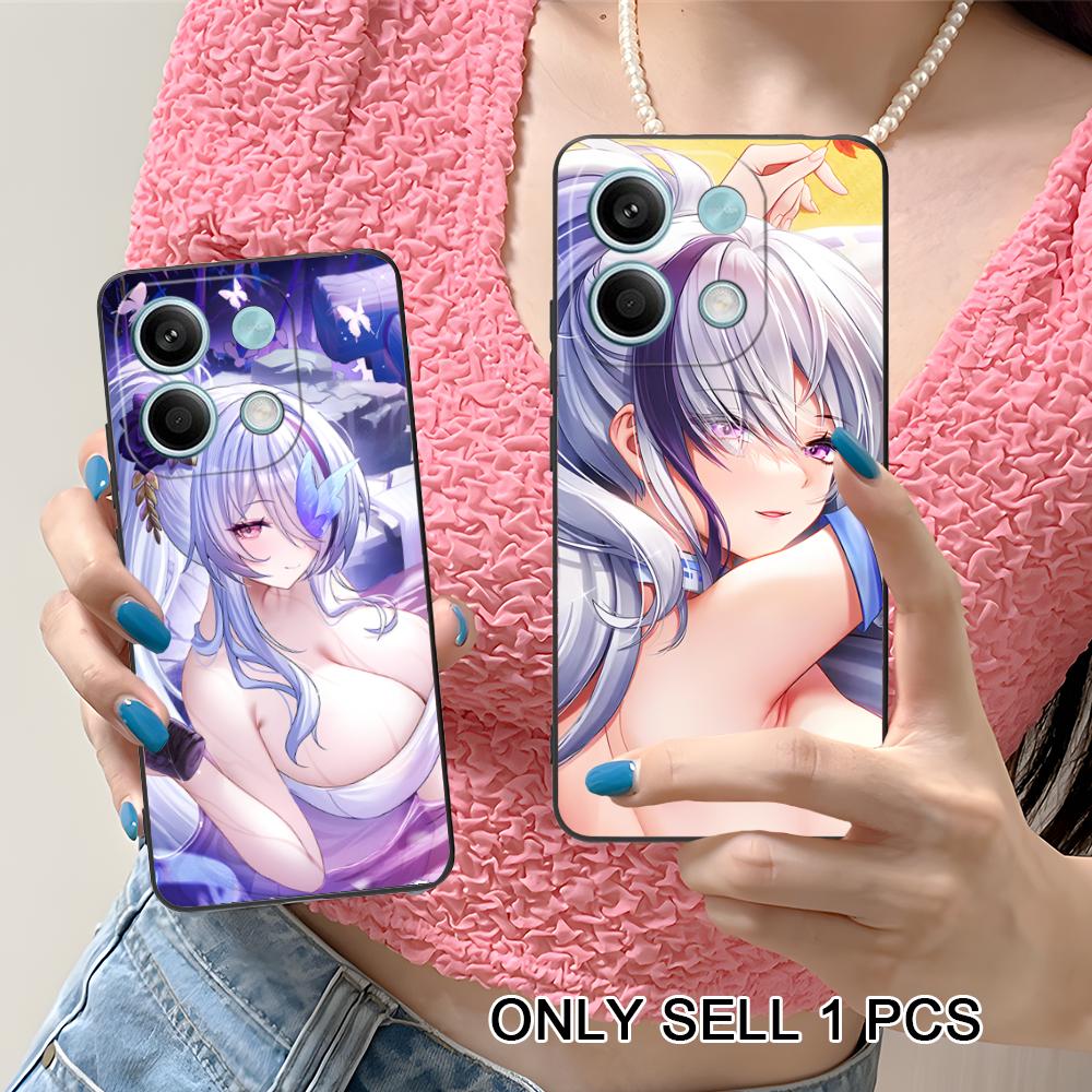 Azur Lane Unzen Matte TPU Mobile Phone Case for Xiaomi Redmi Note 14 13 12 11 S Pro Plus 4G 5G Colorful Printing Cover