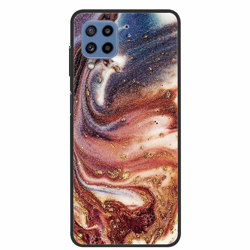 For Samsung Galaxy A12 Case Marble TPU Silicone Soft Phone CoverFor Samsung Galaxy M12 Case Samsung F12 Protector Gift New Para