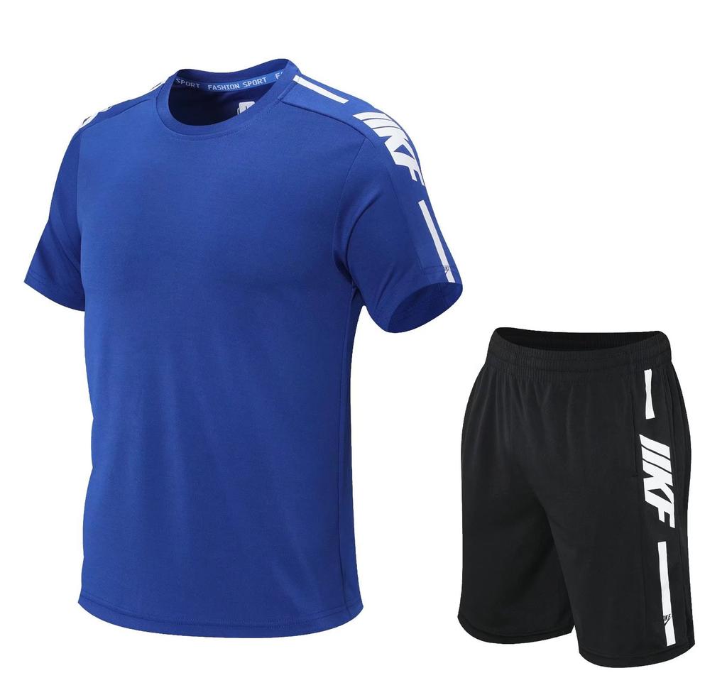 2202 Short Sleeve Suit Running Suit Sportswear Training Suit Mountain Climbing Casual M-5Xl