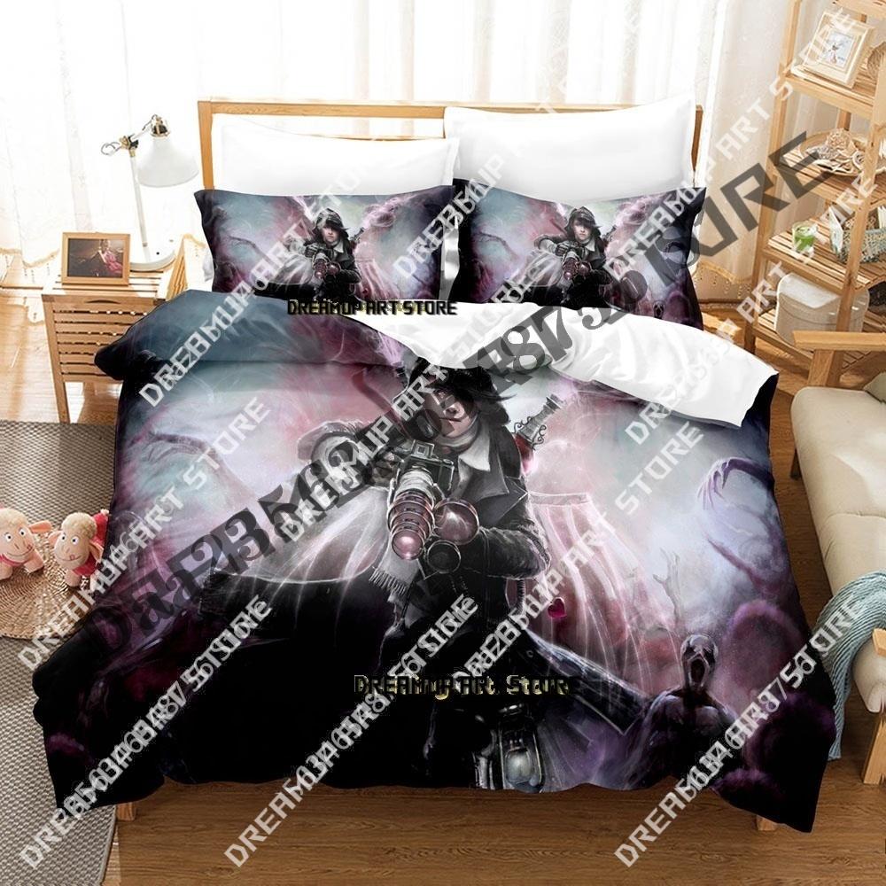 Fashion Dark Lost Souls Ghost Bedding Set Single Twin Full Queen King Size Bed Set Kids Bedroom Duvetcover Sets Bed Sheet Set