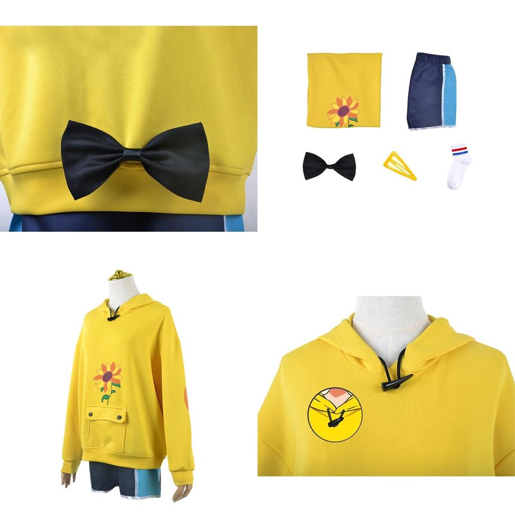 Fühle dich wie ein Charakter mit diesem Wonder Egg Priority Ai Ohto Hoodie Sweatshirt Shorts Cosplay Halloween Kostüm