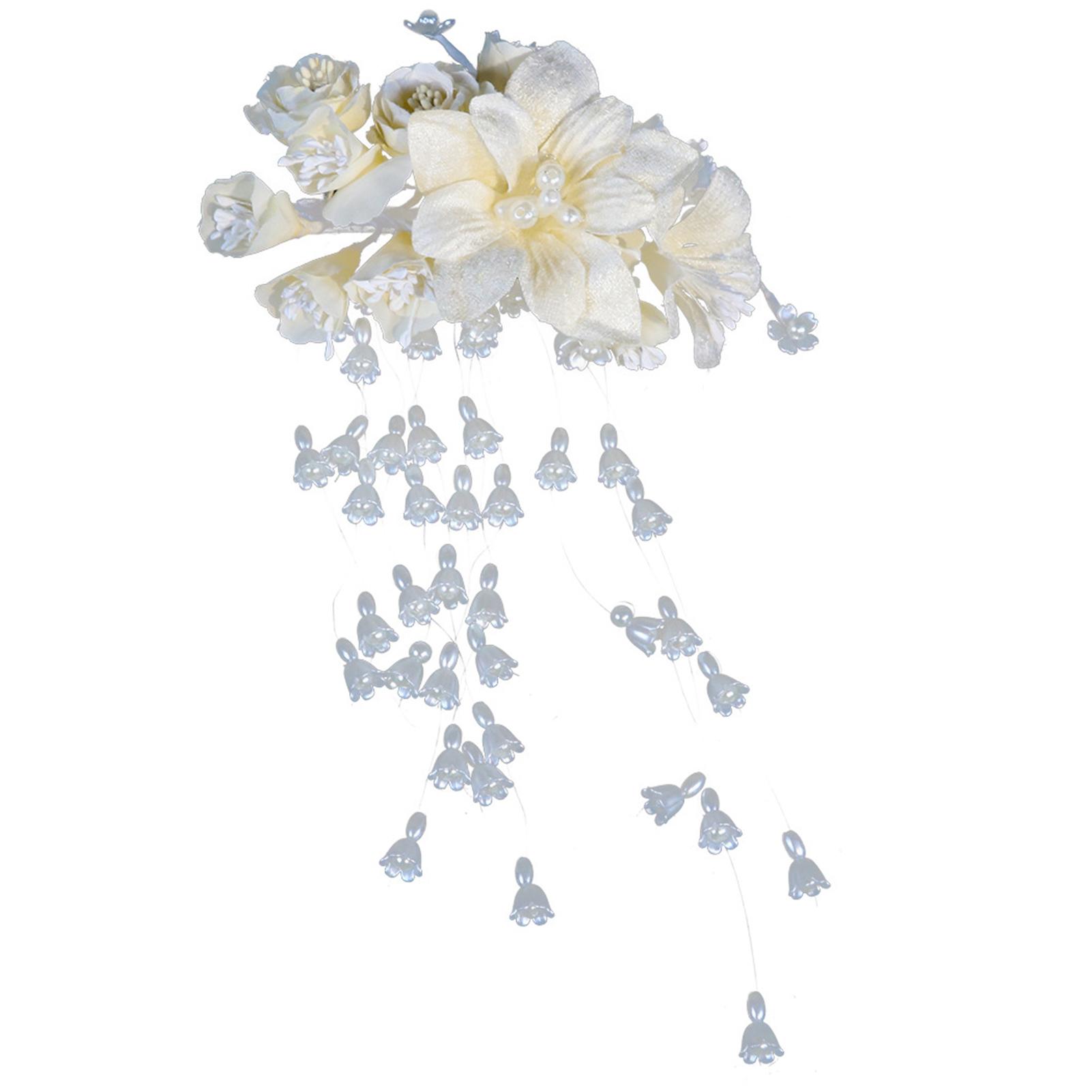 

Сказочная заколка-кисточка для волос с цветком для женщин, элегантная, с ландышами, милая, романтичная, летние гавайские пляжные аксессуары для волос