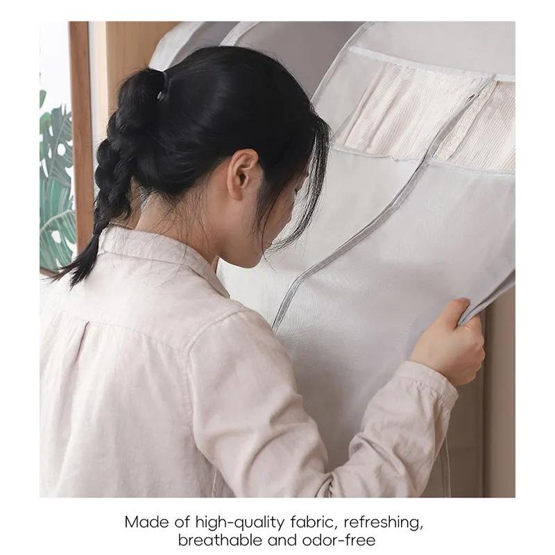Dustproof Clothing Covers Waterproof Clothes Dust Cover Coat Suit Dress Protector Hanging Garment Bags Closet Organizer
