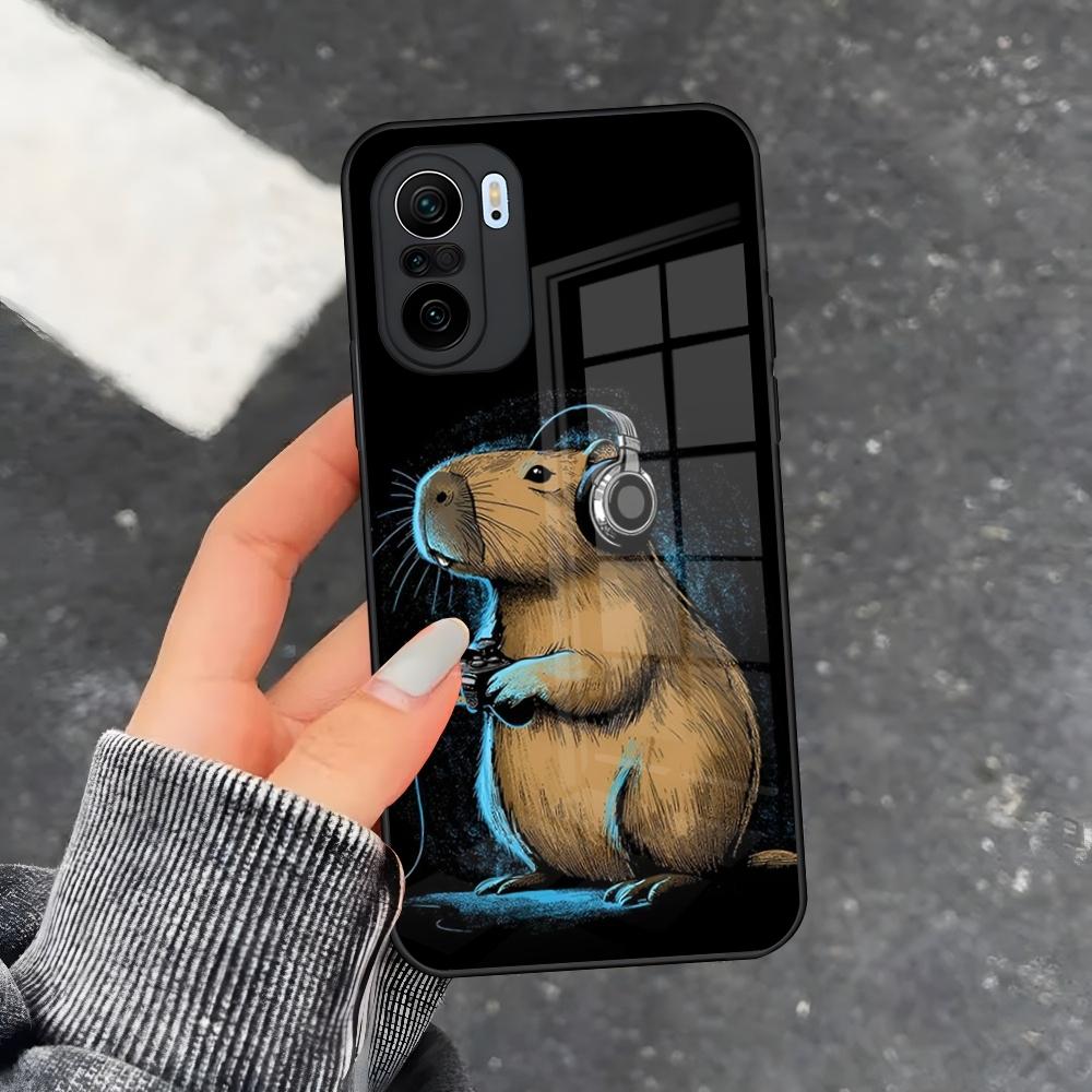 

Cute Capybara Phone Case for Xiaomi 15 14 13 12 X Redmi Note 10 Mi 11 S Lite T Pro ultra glass Cover Xiaomi 12 Pro