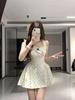 French Pure Desire Spice Girl Polka Dot Suspender Dress Children's Design Sense Niche Slim Waist Temperament Short Skirt Summer