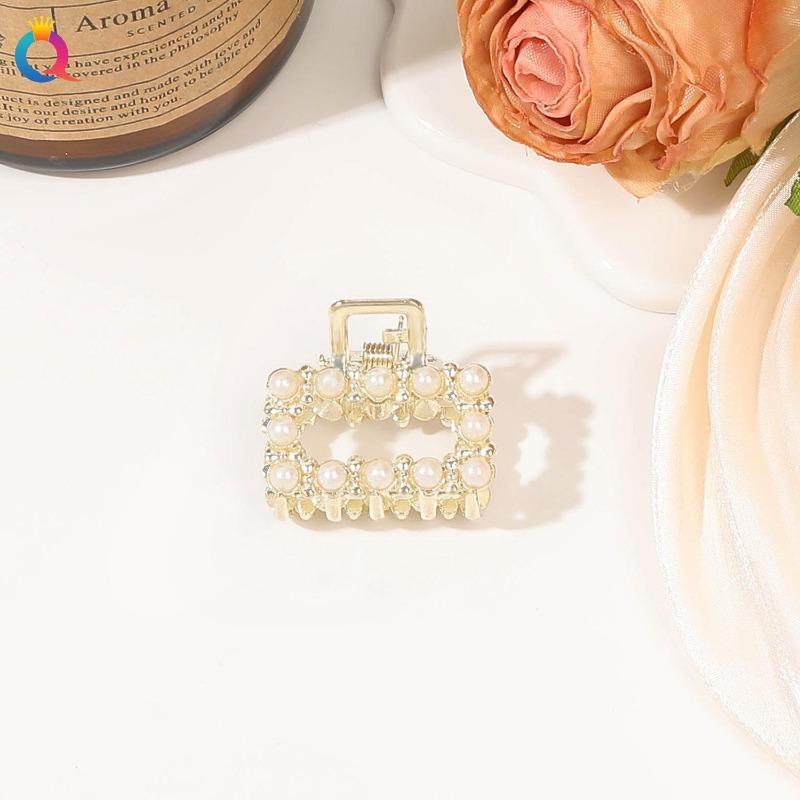 

Rhinestone Pearl Mini Hair Hair Retro Diamond Flower Star Women Girls Crab Claw Clip Маленькі шпильки для волосся Краби для волосся Аксесуари для волосся