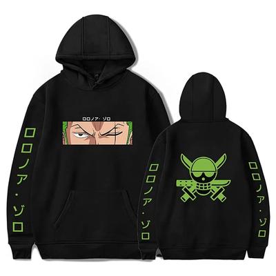 Japanischer Anime One Piece Luffy Roronoa Zoro Sanji Harajuku Kapuzenpullover Herren Damen Lässige Mode Unisex Kapuzenpullover Sweatshirt Herren Top