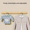 10Pcs Child Wide Shoulder Thickened Non-Slip Clothes Hanger Household Clothes Rack Clothes Drying Rack Plastic Clothes Hanger