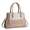 New Fashion Crocodile Pattern Handbag,Large Capacity Shoulder Crossbody Tote Bag