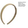 Women Headband Anti-Slip Inner Side Sponge Filling Handmade Knitting Hair Hoop